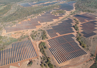 Santiz solar park in Spain