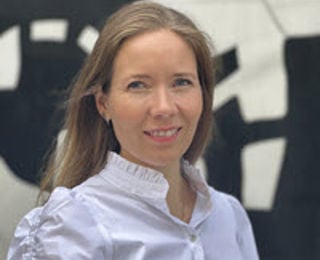 Woman smiling
